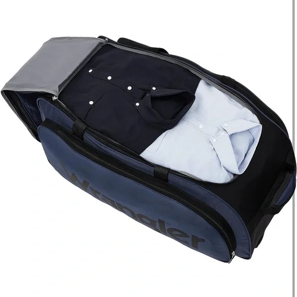Wrangler Wesley Rolling Duffel Bag - Picture 5 of 11